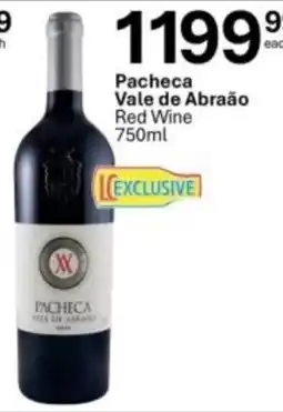 Liquor City Pacheca Vale de Abraão Red Wine offer