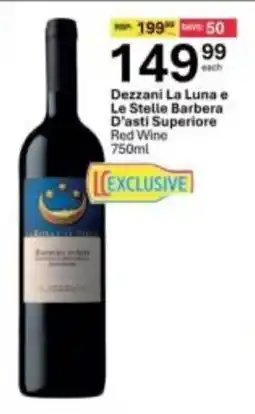 Liquor City Dezzani La Luna e Le Stelle Barbera D'asti Superiore Red Wine offer