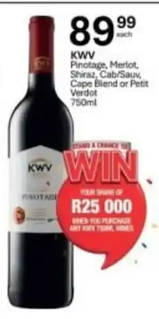 Liquor City KWV Pinotage offer