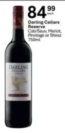 Liquor City Darling Cellars Reserve offer