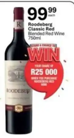 Liquor City Roodeberg Classic Red Blended Red Wine offer
