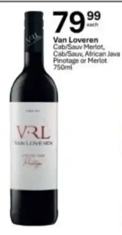Liquor City Van Loveren Cab/Sauv Merlot offer
