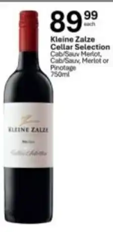Liquor City Kleine Zalze Cellar Selection offer