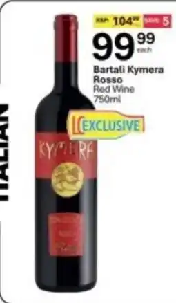 Liquor City Bartali Kymera Rosso Red Wine offer