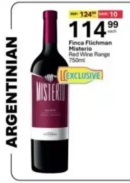 Liquor City Finca Flichman Misterio Red Wine Range offer