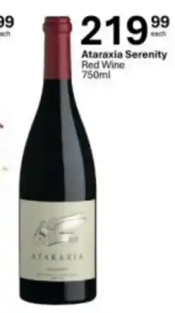 Liquor City Ataraxia Serenity Red Wine offer