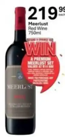 Liquor City Meerlust Red Wine offer