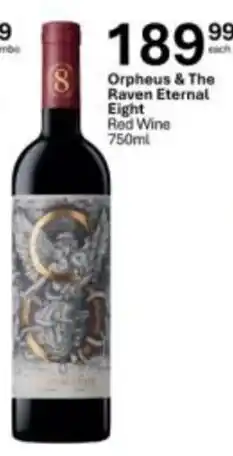 Liquor City Orpheus & The Raven Eternal Eight Red Wine offer