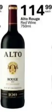 Liquor City Alto Rouge Red Wine offer