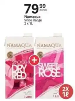 Liquor City Namaqua Wine Range offer