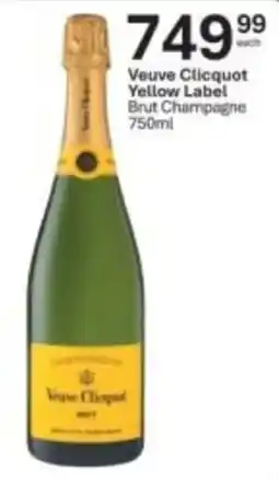 Liquor City Veuve Clicquot Yellow Label Brut Champagne offer