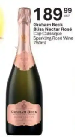 Liquor City Graham Beck Blise Nectar Rosé offer
