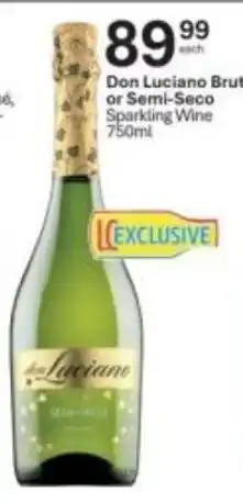 Liquor City Don Luciano Brut or Semi-Seco Sparkling Wine offer