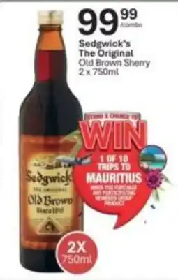 Liquor City Sedgwick's The Original Old Brown Sherry offer
