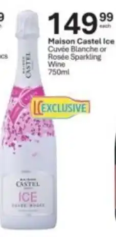 Liquor City Maison Castel Ice Cuvée Blanche or Rosée Sparkling Wine offer