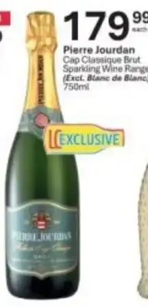 Liquor City Pierre Jourdan Cap Classique Brut Sparkling Wine offer