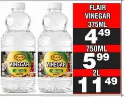 Advance Cash n Carry FLAIR VINEGAR 375ML offer