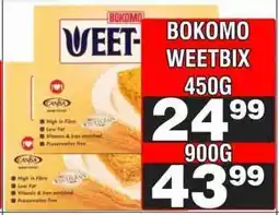 Advance Cash n Carry Bokomo Weetbix 450g offer