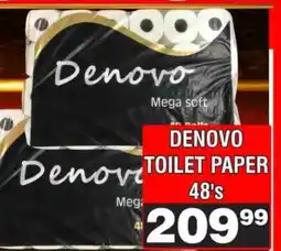 Advance Cash n Carry DENOVO TOILET PAPER 48's offer