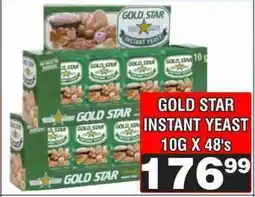 Advance Cash n Carry GOLD STAR INSTANT YEAST 10G X 48's offer