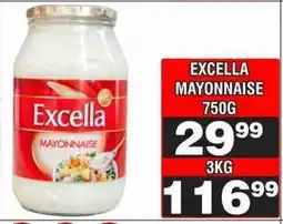 Advance Cash n Carry EXCELLA MAYONNAISE 750g offer
