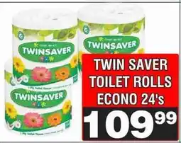 Advance Cash n Carry TWIN SAVER TOILET ROLLS ECONO 24's offer
