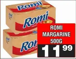 Advance Cash n Carry ROMI MARGARINE 500G offer