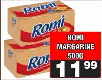 Advance Cash n Carry ROMI MARGARINE 500G offer