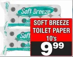 Advance Cash n Carry SOFT BREEZE TOILET PAPER 10's offer
