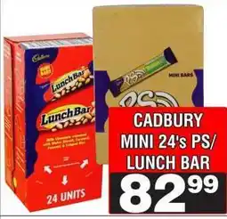 Advance Cash n Carry CADBURY MINI 24's PS/ LUNCH BAR offer