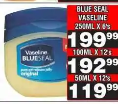 Advance Cash n Carry BLUE SEAL VASELINE 250ML X 6's offer