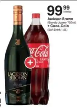 Liquor City Jackson Brown + Coca-Cola offer