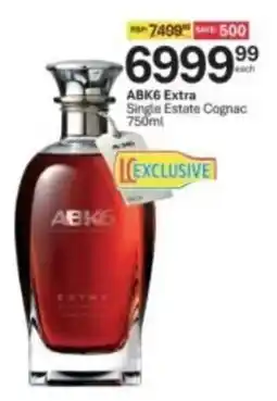 Liquor City ABK6 Extra Single Estate Cognac offer