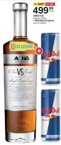 Liquor City ABK6 V.S. + Red Bull Original offer