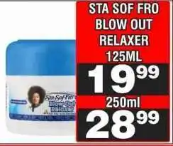 Advance Cash n Carry STA SOF FRO Blow Out Relaxer 125ml offer
