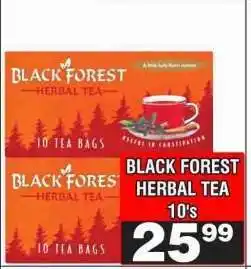 Advance Cash n Carry BLACK FOREST HERBAL TEA 10's offer