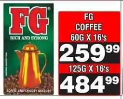 Advance Cash n Carry FG COFFEE 60G X 16's offer