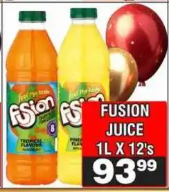 Advance Cash n Carry FUSION JUICE 1L X 12's offer