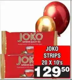 Advance Cash n Carry JOKO STRIPS 20 X 10's offer