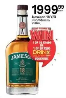 Liquor City Jameson 18 Y/O Irish Whiskey offer