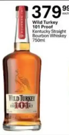 Liquor City Wild Turkey 101 Proof Kentucky Straight Bourbon Whiskey offer