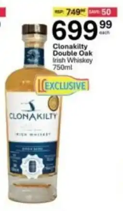 Liquor City Clonakilty Double Oak Irish Whiskey offer