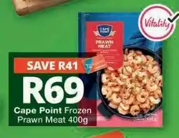 Checkers Cape Point Frozen Prawn Meat 400g offer