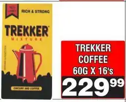 Advance Cash n Carry TREKKER COFFEE 60G X 16's offer