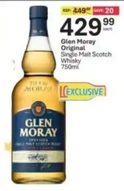 Liquor City Glen Moray Original Single Malt Scotch Whisky offer