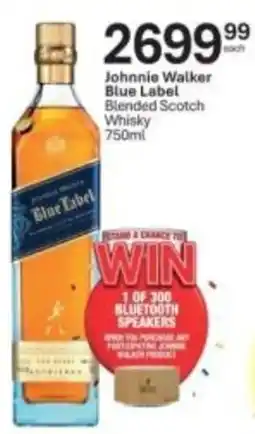 Liquor City Johnnie Walker Blue Label Blended Scotch Whisky offer