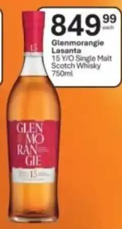 Liquor City Glenmorangie Lasanta 15 Y/O Single Malt Scotch Whisky offer