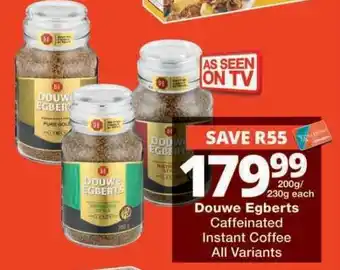 Douwe Egberts Caffeinated Instant Coffee