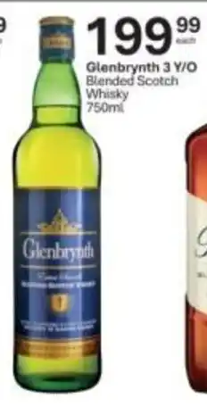 Liquor City Glenbrynth 3 Y/O Blended Scotch Whisky offer