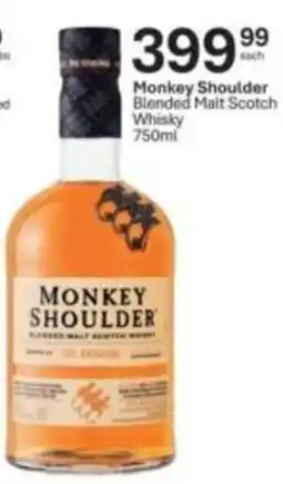 Liquor City Monkey Shoulder Blended Malt Scotch Whisky offer